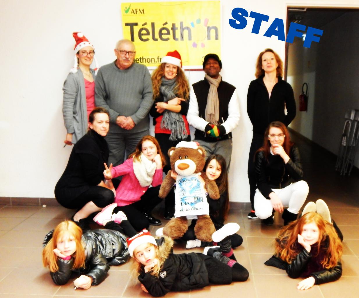 4 décembre 2016 Téléthon : Le Staff