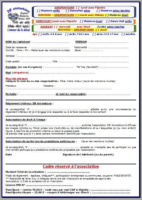2026 2027 b db fiche inscription